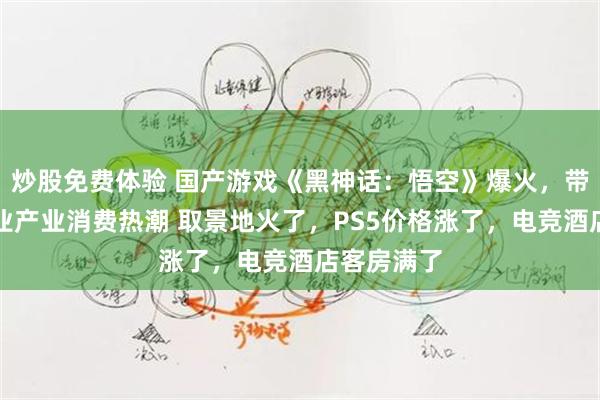 炒股免费体验 国产游戏《黑神话：悟空》爆火，带动周边行业产业消费热潮 取景地火了，PS5价格涨了，电竞酒店客房满了