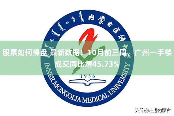 股票如何操盘 最新数据！10月前三周，广州一手楼成交同比增45.73%