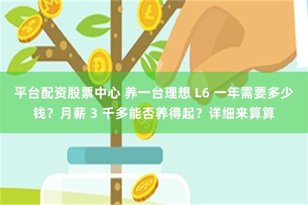 平台配资股票中心 养一台理想 L6 一年需要多少钱？月薪 3 千多能否养得起？详细来算算